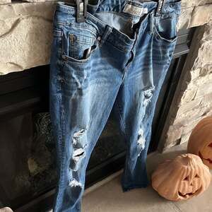 Torrid Blue Skinny Jeans